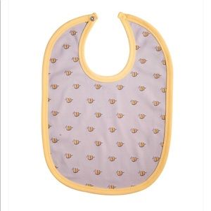 100% Organic Cotton Bee Pattern Cotton Bibs (NEW)
